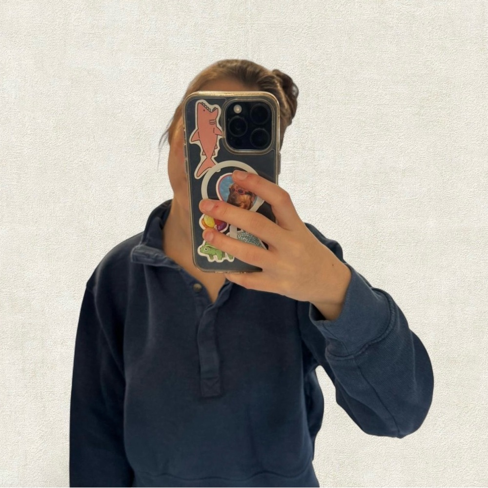 American Eagle Outfitters Blue Knit Pullover